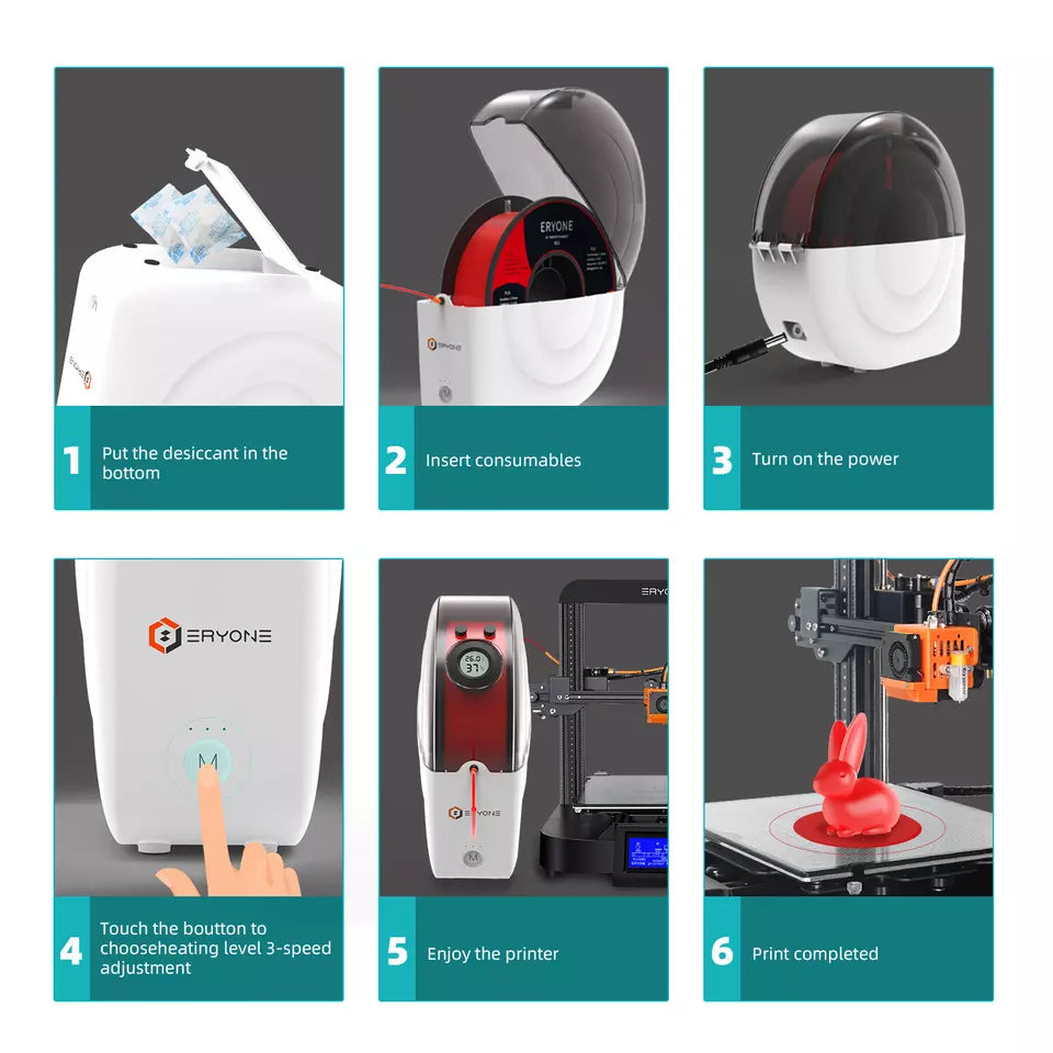 Boîte de Séchage de Filament Eryone